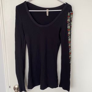 FREE PEOPLE thermal top - L